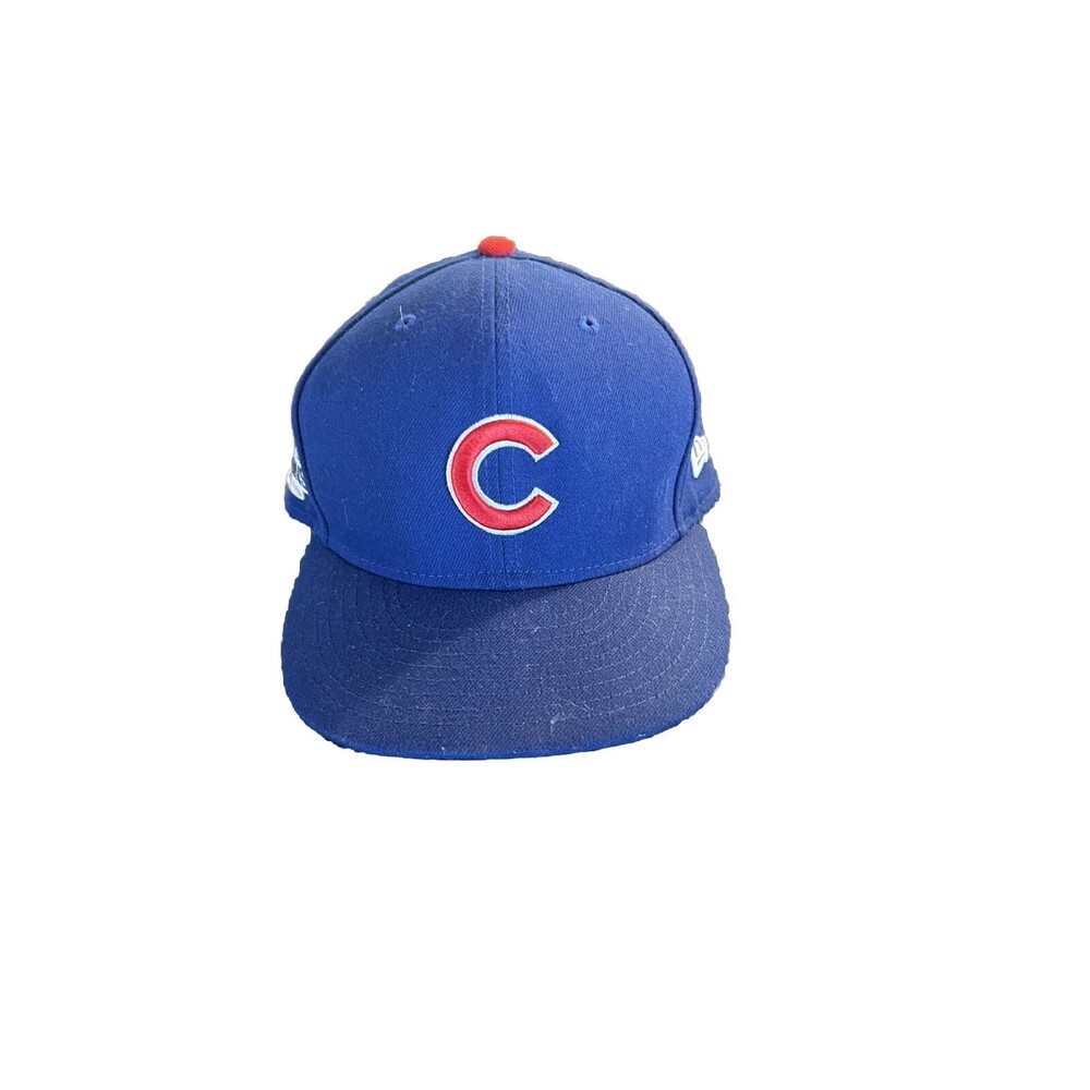 New Era Chicago Cubs 2016 World Series Champions Hat Mens 7 3/4 Blue 59Fifty Cap